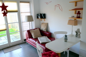 Wohn- und Essbereich der Galerie