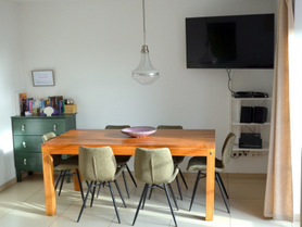 Essbereich im Wohnzimmer