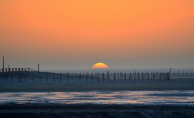 Sonnenuntergang am Strand