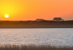 Sonnenuntergang vom Deich 