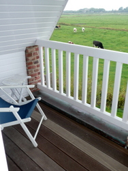 Loggia mit Blick auf 
die Marschen