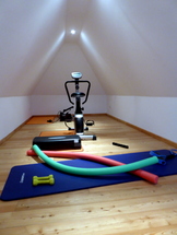 Fitness im Dachgeschoß