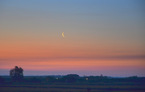 Morgenimpression von der 
Loggia Steuerbord